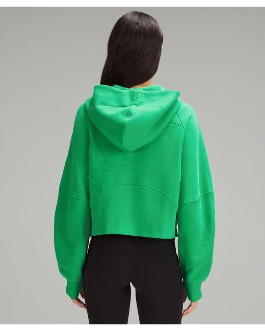 lululemon athletica Green Scuba Oversized Half-zip Hoodie