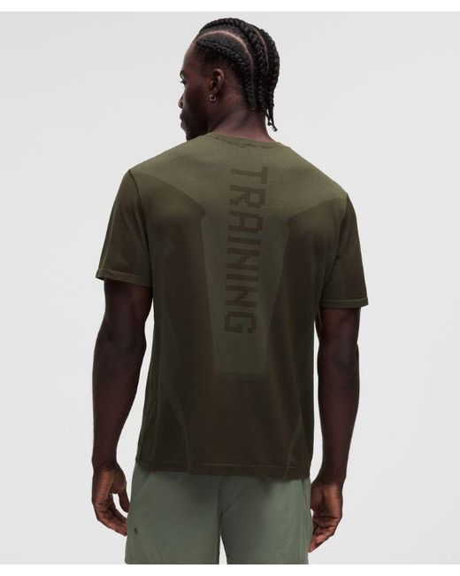 lululemon athletica Green – Metal Vent Tech Relaxed-Fit Short-Sleeve Shirt Training – – Size Large for men