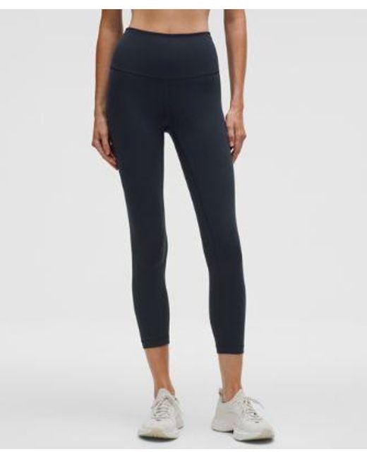lululemon athletica Wunder Train High-rise Crop Leggings - 23" - Color Blue - Size 0