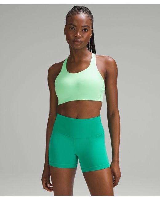 lululemon athletica Energy Sports Bra High Support in Green