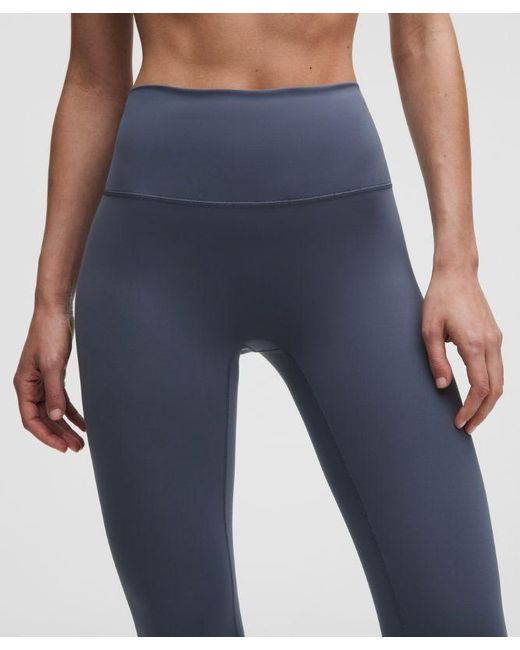 lululemon athletica Blue Wunder Train No Line High-Rise Tight 25"