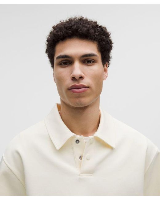 lululemon athletica White Grand Standard Long-Sleeve Polo for men