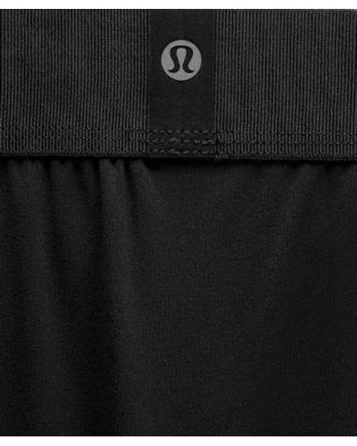 lululemon athletica Black Soft Stretch Active Boxer Brief 5" for men