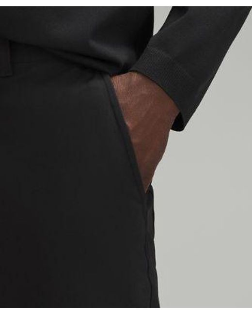 lululemon athletica Black Slim-tapered Heavy Twill Trousers for men