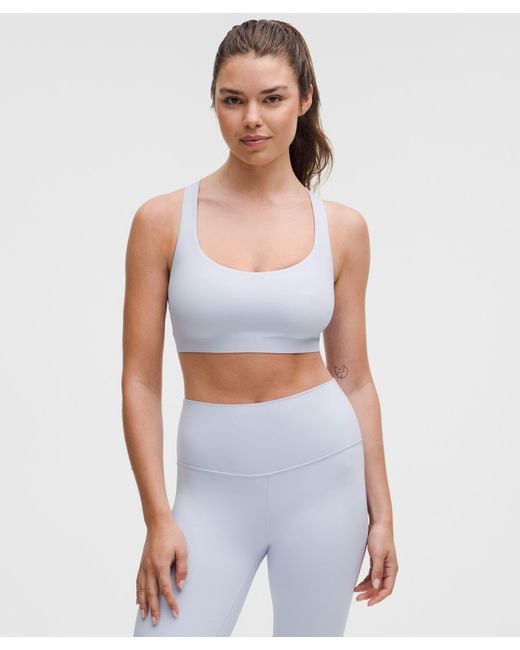 lululemon athletica White Flexyflex Strappy Yoga Bra
