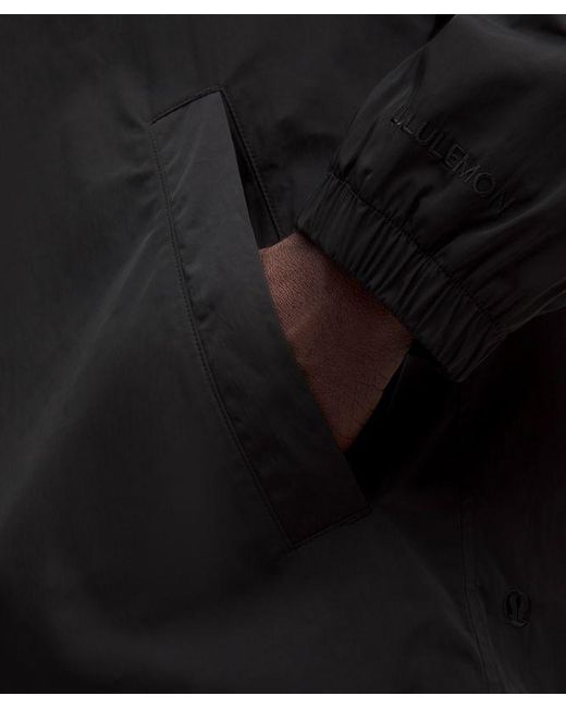 lululemon athletica Black Coaches Jacket for men