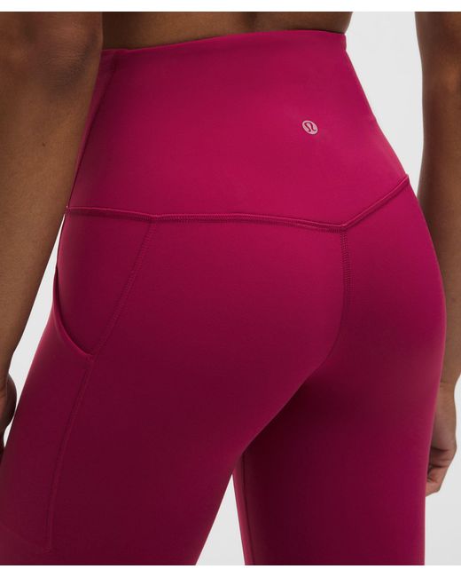 lululemon athletica Red Align High-Rise Pant With Pockets 25"