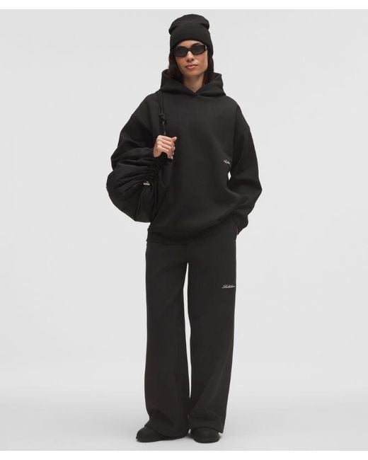 lululemon athletica Black – Big Cozy Ultra-Oversized Hoodie Wordmark – – Size Large