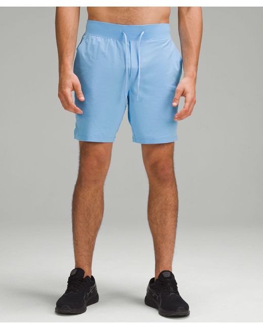 lululemon athletica T. H.e. Linerless Shorts - 7" - Color Blue - Size L for men