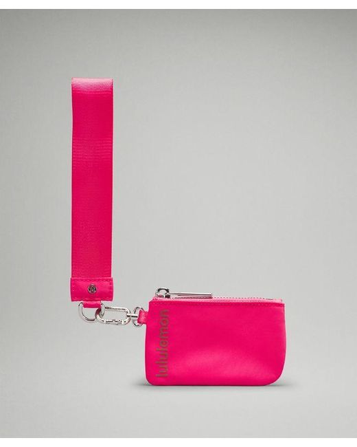 lululemon athletica Pink – Dual Pouch Wristlet Bag –