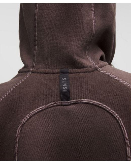 lululemon athletica Brown – Faded French Terry Full-Zip Hoodie Slnsh Collection – – Size Large