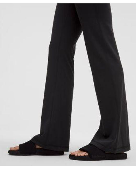 lululemon athletica Black Wunder Under Smoothcover High-Rise Bootcut Pant 34"