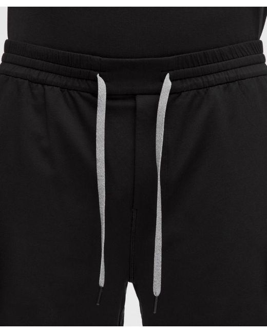 lululemon athletica Black Soft Jersey Short 5" for men