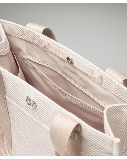 lululemon Two tone Canvas Tote Bag 10l Color White in Natural Lyst UK