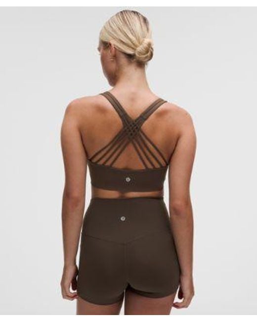 lululemon athletica Multicolor – Flexyflex Strappy Yoga Sports Bra Light Support, D-Ddd Cups – – Size Large/Xl