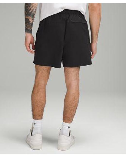 lululemon athletica Black Bowline Shorts 5" Stretch Cotton Versatwill for men