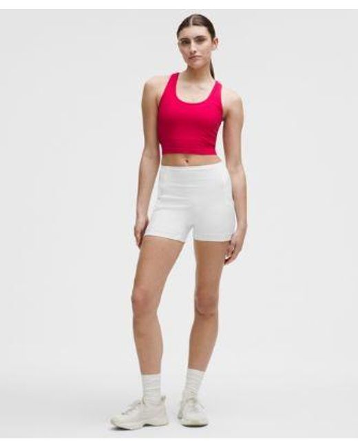 lululemon athletica Gray High-Rise Tennis Layering Short 3.5"