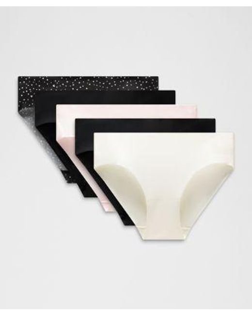lululemon athletica White – Invisiwear Mid-Rise Bikini Underwear 5 Pack – –