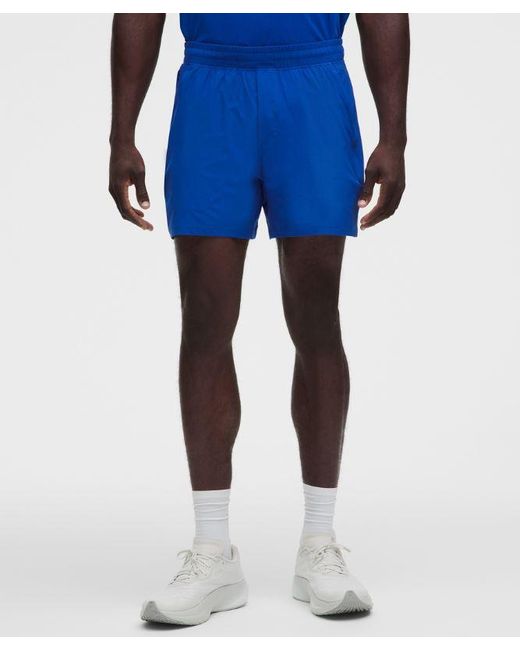 lululemon athletica Blue Pace Breaker Linerless Short 5" for men