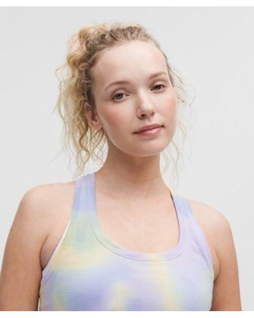 lululemon athletica Blue Swiftly Tech Racerback Tank Top 2.0 Waist Length