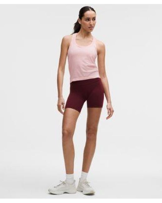 lululemon athletica Red – Swiftly Tech Racerback Tank Top 2.4 Waist Length – – Size 4