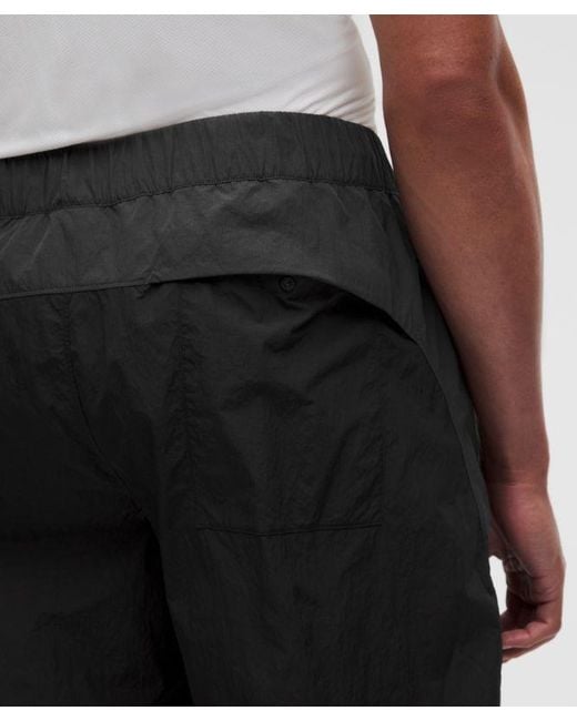 lululemon athletica Black Nylon Relaxed Track Pant for men