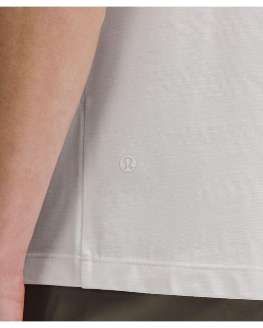 lululemon athletica White Evolution Short-sleeve Polo Shirt