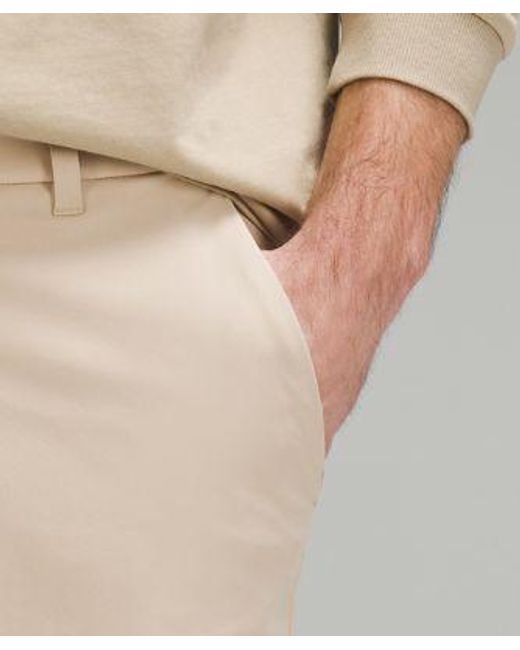 lululemon athletica Natural Abc Classic-fit Shorts Warpstreme - 9" - Color Khaki - Size 28 for men