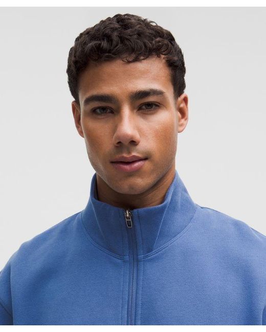 lululemon athletica Blue – Steady State Half Zip Sweatshirt – – Size Medium for men