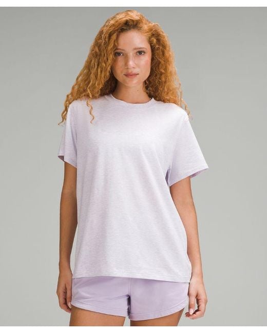 lululemon athletica White All Yours Cotton T-shirt