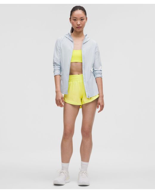 lululemon athletica Yellow Track That High-Rise Lined Shorts 3"