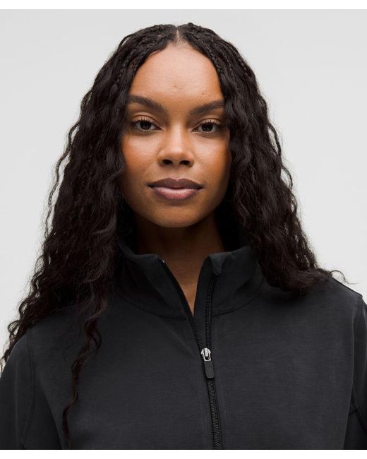 lululemon athletica Black Softstreme Half-Zip