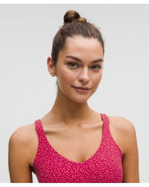 lululemon athletica Red Align Tank Top