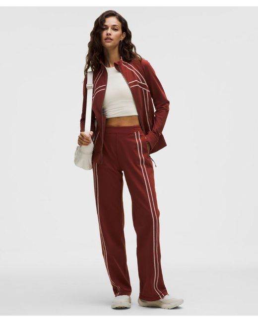 lululemon athletica Red – Define Mid-Rise Track Pants Luon – – Size Large