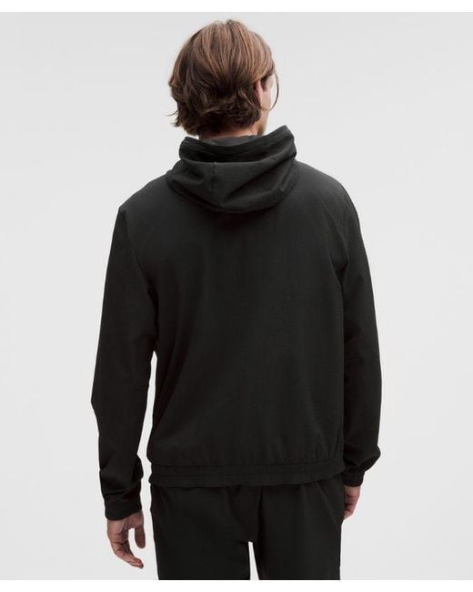 lululemon athletica Black – License To Train Textured Full Zip Jacket – – Size Large for men