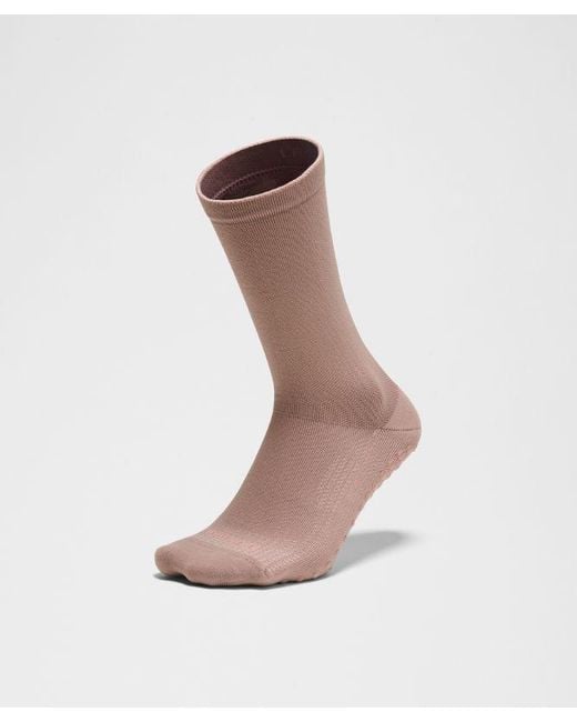 lululemon athletica Brown – Find Your Balance Grip Crew Socks – /Pastel –