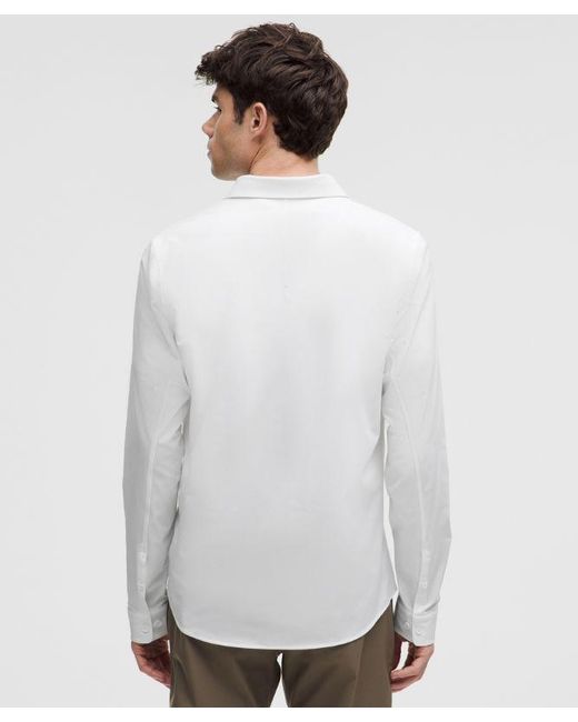 lululemon athletica White New Venture Classic Fit Shirt for men