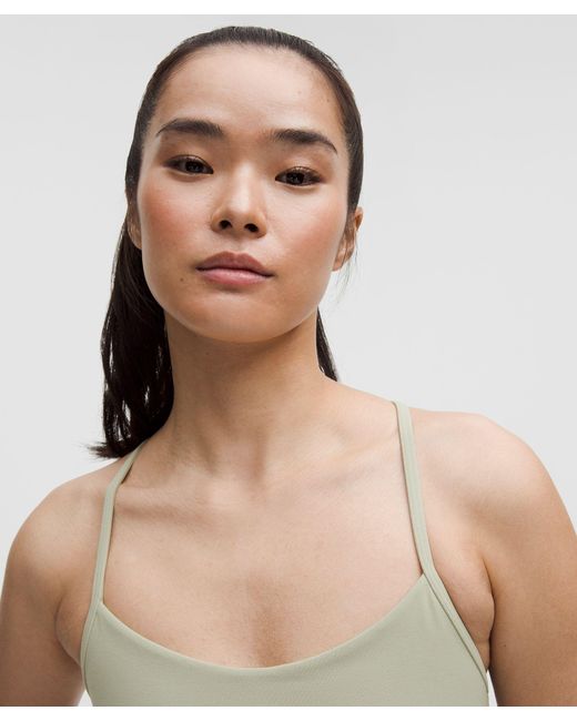 lululemon athletica Green – Flow Y Sports Bra Nulu Light Support, A–C Cups – /Pastel – Size 14