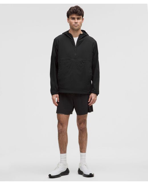 lululemon athletica Black Multi-Pocket Running Anorak for men