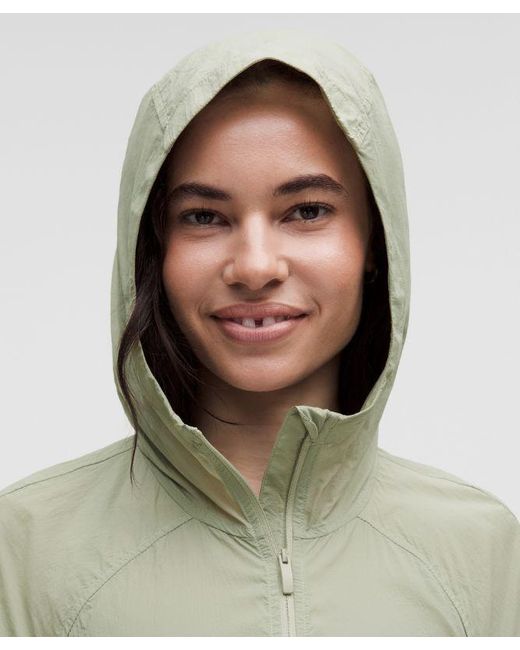 lululemon athletica Green Hood-Lite Relaxed-Fit Jacket