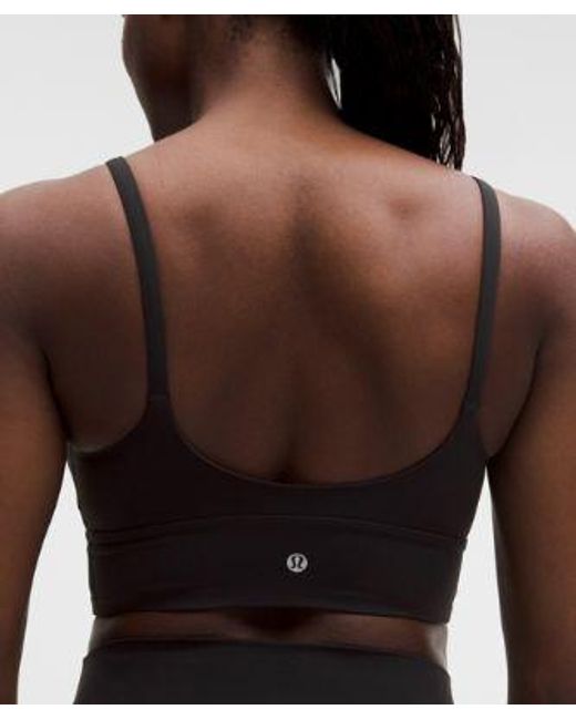 lululemon athletica Black – Focuser High-Neck Sports Bra Light Support, C/D Cup – – Size Large