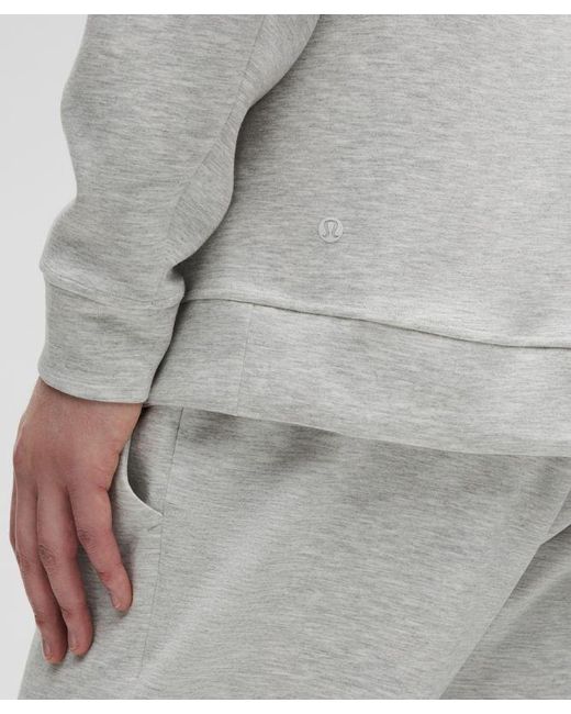 lululemon athletica Gray Smooth Spacer Classic-Fit Crew for men