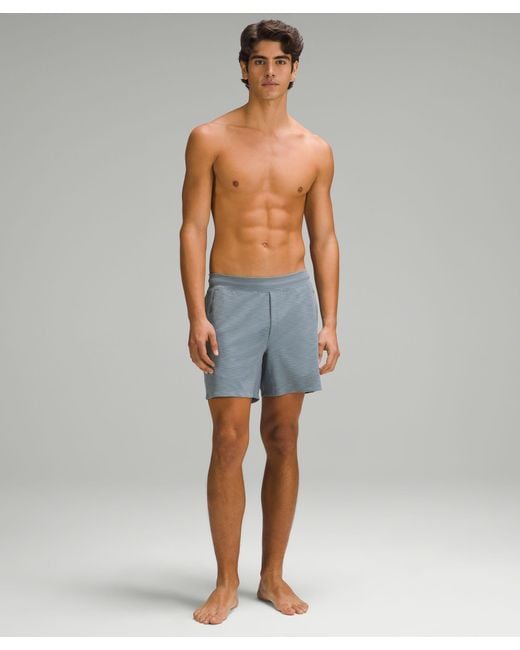 lululemon athletica Blue Balancer Shorts 6" for men