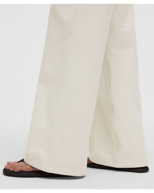 lululemon athletica White – Easyfive Low-Rise Classic Wide-Leg Pants Regular – – Size 28