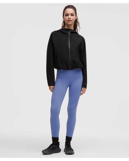 lululemon athletica Black – Lightweight Waterproof Running Jacket – – Size 6