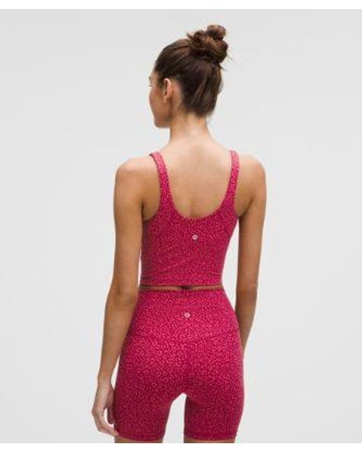 lululemon athletica Red Align Tank Top