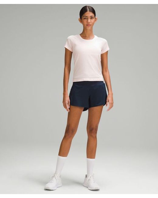 lululemon athletica White Swiftly Tech Short-sleeve Shirt 2.0 Race Length