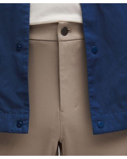 lululemon athletica Blue – Abc Classic-Fit Trousers 32L Warpstreme – /Khaki – Size 12 for men
