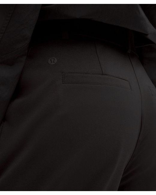 lululemon athletica Black – Daydrift High-Rise Straight-Leg Trousers Short – – Size Large