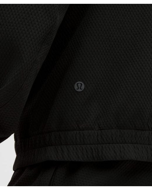 lululemon athletica Black – License To Train Textured Full Zip Jacket – – Size Large for men